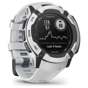 Garmin Instinct 2X Solar GPS Smartwatch Standard Edition - steinweiss