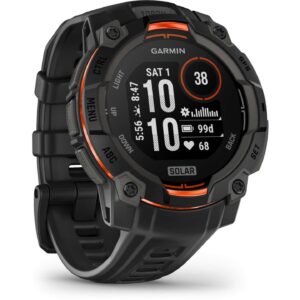 Garmin Instinct 3 Solar GPS Smartwatch - 45mm - Schwarz