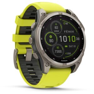 Garmin fenix 8 Sapphire Solar GPS Smartwatch - 47mm - Graphit/Titanium Titan
